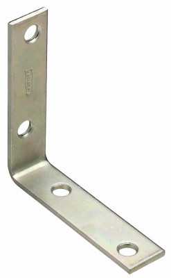 NATIONAL MANUFACTURING SALES CO. N113-456 4-PK., 3 X .75-IN. ZINC CORNER IRON