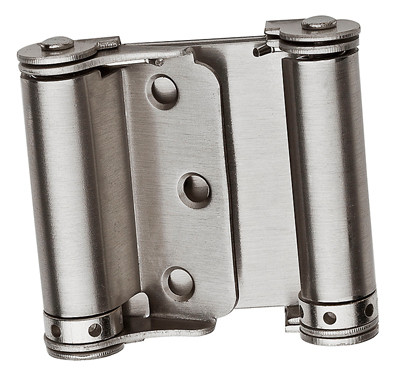 NATIONAL MANUFACTURING SALES CO. N100-051 DOUBLE-ACTING SPRING HINGE, NICKEL, 3-IN