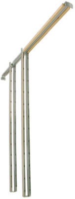 NATIONAL MANUFACTURING SALES CO. N186-858 ALUMINUM POCKET DOOR HARDWARE