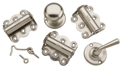 NATIONAL MANUFACTURING SALES CO. N100-013 SCREEN DOOR KIT, SATIN NICKEL