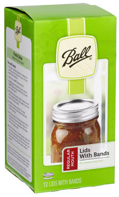 RUBBERMAID COMMERCIAL PRODUCTS 1440030060 REGULAR JAR CAPS, 12-PK