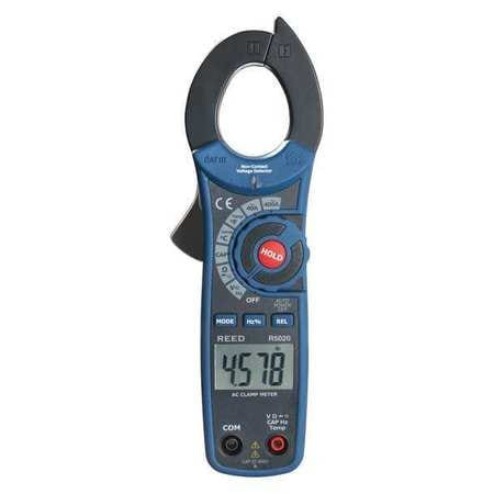 REED INSTRUMENTS R5020 CLAMP METER 400A AC TEMP