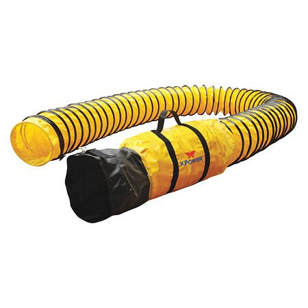 XPOWER 8DH25 VENTILATION DUCT HOSE PVC 8 X 25 FT.