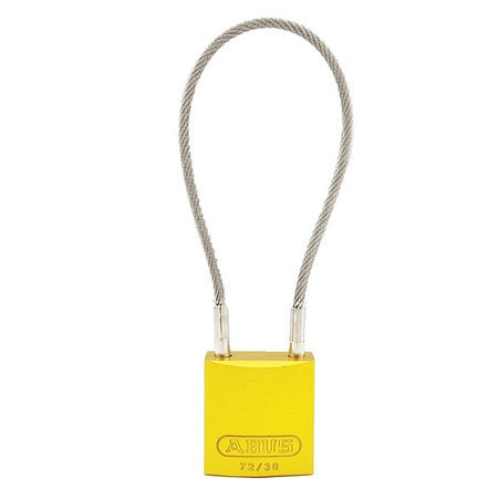 ABUS 13060 LOCKOUT PADLOCK KEY ALIKE YLLW BODY