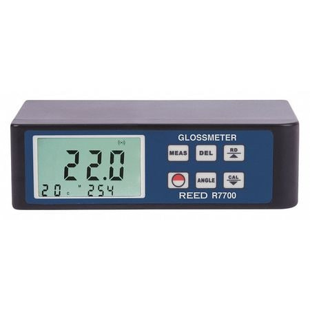 REED INSTRUMENTS R7700 GLOSS METER,BACKLIT LCD,WHITE LED