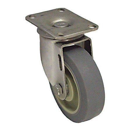 GRAINGER GLOBAL SOURCING P12SX-PRP050K-12 STANDARD PLATE CASTER SWIVEL 325 LB.