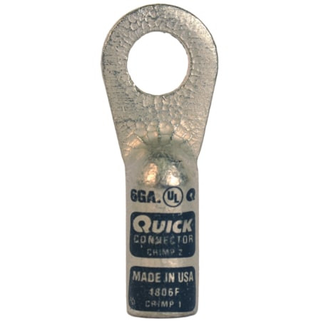 QUICK CABLE 4804-005F CRIMP LUG 4 GAUGE 3/8 PK5
