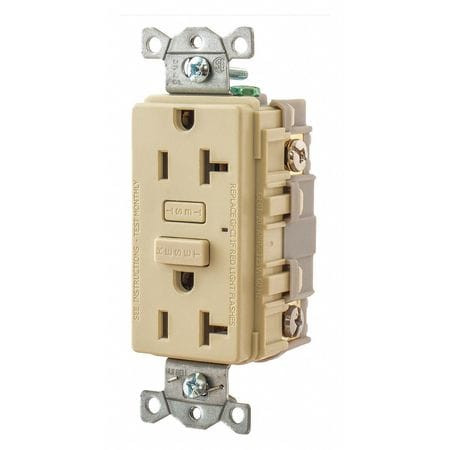 BRYANT GF20I GFCI RECEPTACLE SELF-TESTING 2 POLES