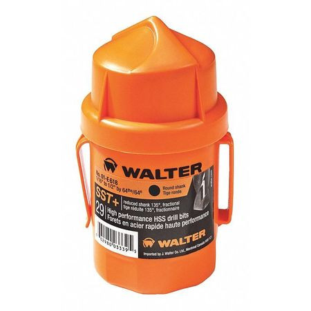 UNO S 01E618 JOBBER DRILL,SET SST,135DEG,ROUND 29PCS