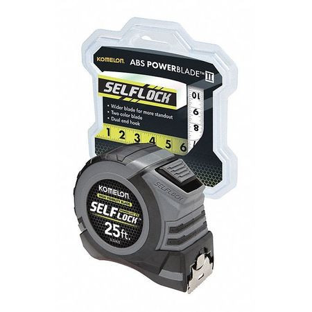 KOMELON SL52425 25' X 1-1/16" YELLOW STEEL BLADE TAPE ME