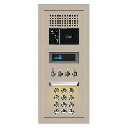 AIPHONE GTA-DESB AUDIO ENTRANCE STATION 7-1/2 H X 5/8 D