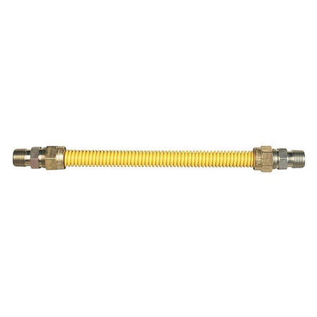DORMONT MANUFACTURING CO 30C-3141-48 GAS CONNECTOR,HOSE 1/2" DIA.,YELLOW