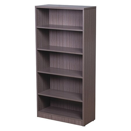 BOSS MFG CO N158-DW BOSS WOODEN BOOKCASE - 31"W X 14"D X 65.