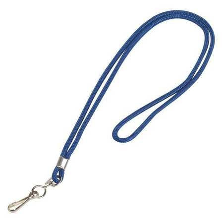 PARTNERS BRAND LY102 LANYARD STANDARD HOOK 36 BLUE PK24
