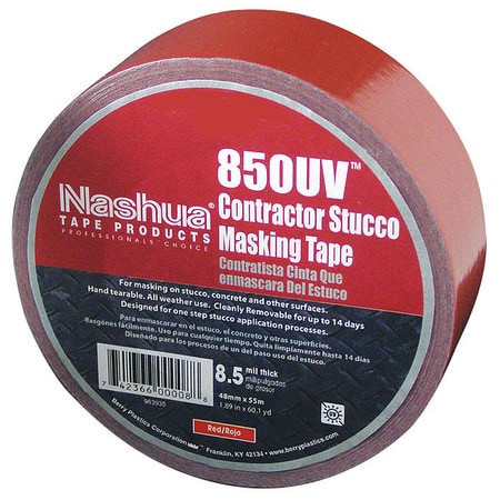 NASHUA 850UV DUCT TAPE 48MM W 55M L LIGHT-DUTY RED