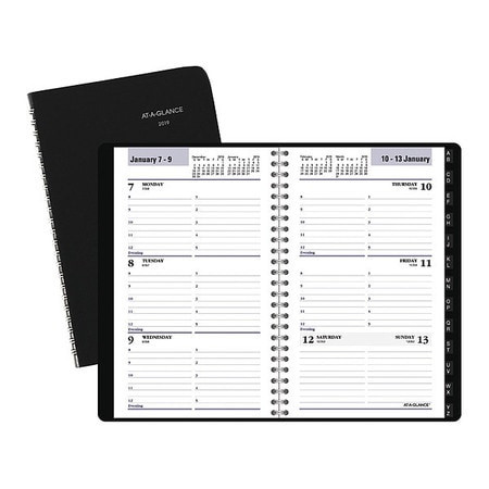 AT-A-GLANCE G21000 BOOK,APPT,WKLY,TELEPHN/ADRS