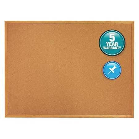 QUARTET 303GGS BULLETIN BOARD CORK 24H X 36W IN