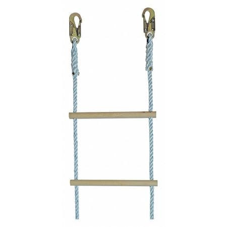 GEMTOR 322-25S LADDER NYLON ROPE 5155 HOOKS 25FT.