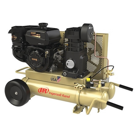 INGERSOLL-RAND SS5J9.5GK-WB PORTABLE GAS AIR COMPRESSOR 1 STAGE