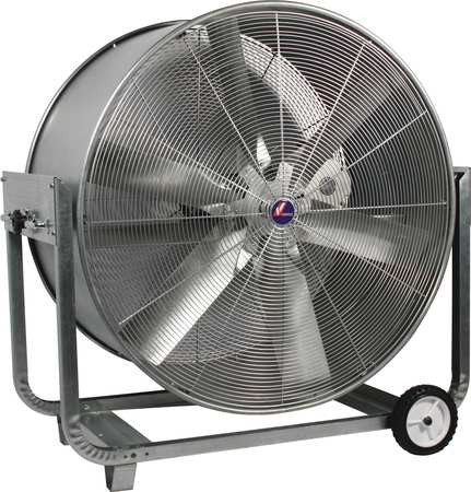 VENCO PRODUCTS VMAC-48-BD-MTC BELT-DRIVE MOBILE TILTABLE DRUM FAN,48"