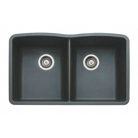 BLANCO 440184 DIAMOND EQUAL DOUBLE BOWL UNDERMOUNT