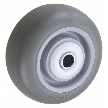 GRAINGER GLOBAL SOURCING 400K88 NONMARK RBBR TREAD PLASTIC CORE WHEEL
