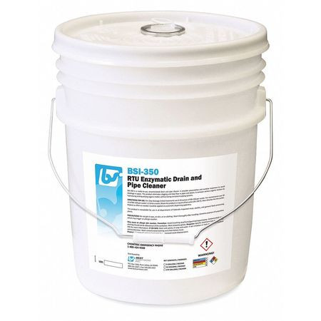 BEST SANITIZERS INC. BSI3502 RTU ENZYMATIC DRAIN/PIPE CLEANER,5 GAL.