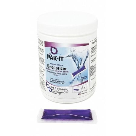PAKIT PAK587320-12 VIOLETA DEODORIZER PURPLE 20 POD JAR