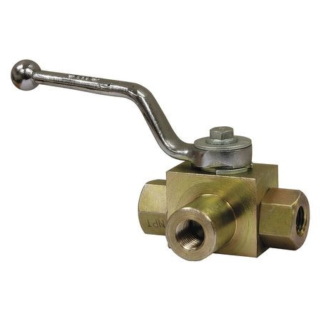 BUYERS PRODUCTS HBV3W075 BUYERS 3 PORT HIGH PRESSURE BALL VALVE, 