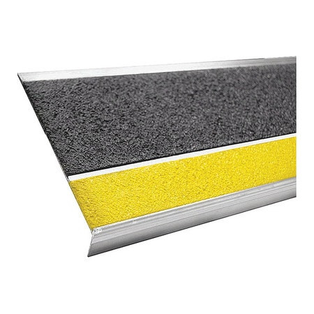 BOLD STEP 409NS20036102 STAIR TREAD,9"X36",ALUMINUM,YELLOW/BLACK