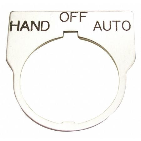 REES 09014042 STANDARD LEGEND PLATE,HAND-OFF-AUTO