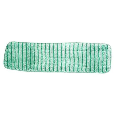MICROFIBER TECHNOLOGIES LWGS18 MOP PAD FLAT MICROFIBER HEAD GREEN PK12