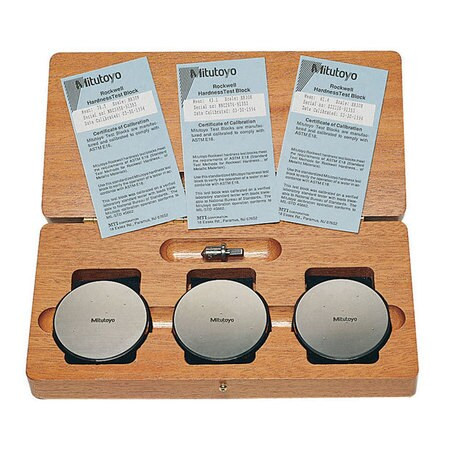 MITUTOYO 64BAA125 TEST BLOCK 60-65 HRC