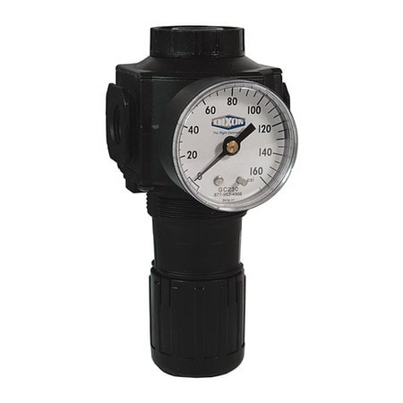 DIXON VALVE  COUPLING R74G-6RG STANDARD REGULATOR W/ GAUGE 3/4
