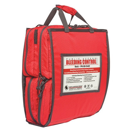 NORTH AMERICAN RESCUE 80-0460 BLEEDING CONTROL KIT RED