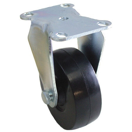GRAINGER GLOBAL SOURCING P12R-R040D-12 STANDARD PLATE CASTER RIGID 150 LB.