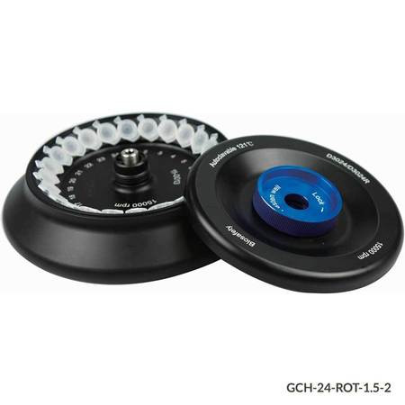 GLOBE SCIENTIFIC GCH-24-ROT-1.5-2 ROTOR FOR GCH-24 SERIES CENTRIFUGES 24-P
