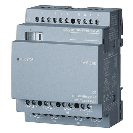 SIEMENS 6ED10551FB100BA2 INPUT/OUTPUT MODULE 8 INPUTS 8 OUTPUTS