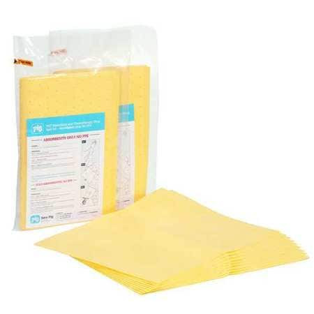 NEW PIG KIT2012 ABSORBENT PAD LIGHT ABSORBENCY 20 L PK3