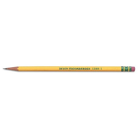 DIXON TICONDEROGA 13881 PENCIL WOOD SFT #1 PK12