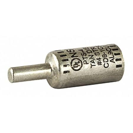 NSI INDUSTRIES PTS4 PIN TERMINAL,ALUMINUM,ALUMINUM PIN,4 AWG