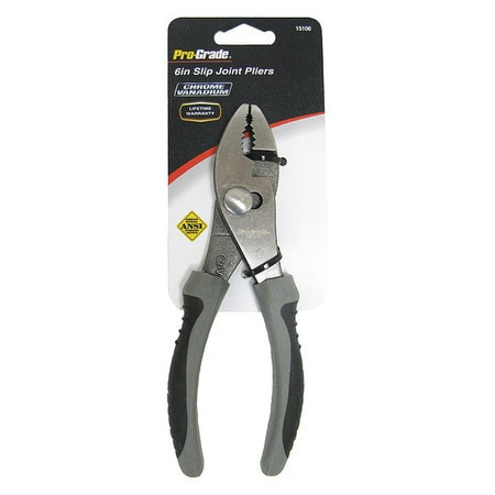 PRO-GRADE 15106 SLIP JOINT PLIERS,6"