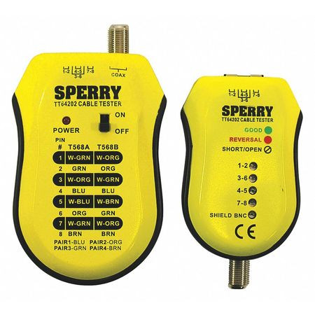 SPERRY INSTRUMENTS TT64202 NETWORK CABLE TESTER UTP/STP