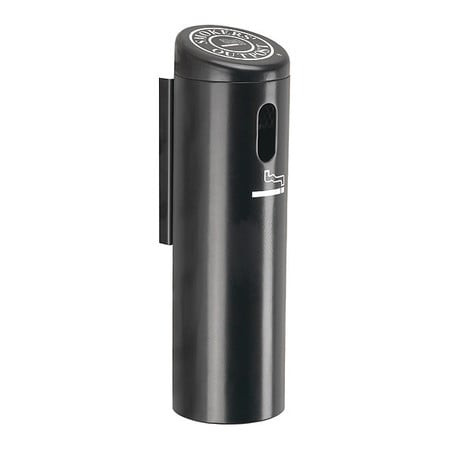 COMMERCIAL ZONE PRODUCTS 711201 SMOKER OUTPOST WALL-MOUNTED BLACK
