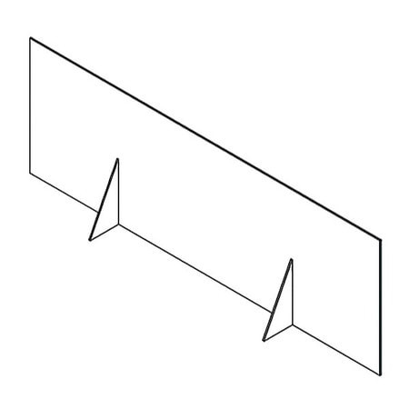 USA SEALING BULK-PD-656 SELF-SUPPORTED CLEAR PLASTIC DIVIDERS
