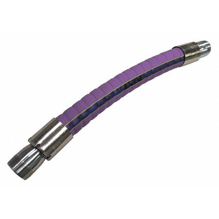 EATON H052324-PUR-10-SS-MPT CHEMICAL HOSE 1-1/2 ID X 10 FT. PURPLE