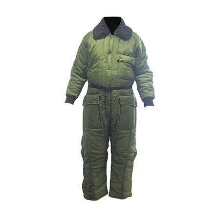 POLAR PLUS 22013G-XL INSULATED HEAVY DUTY COVERALL,GRN,XL