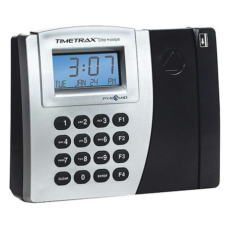 PYRAMID PSDLAUBKK ELITE TIME CLOCK SYSTEM DGTAL SWIPE CARD