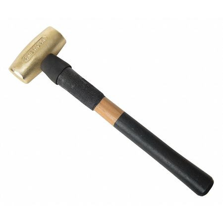 AMERICAN HAMMER AM5BRXWG NON SPARKING HAMMER,BRASS,5 LB.