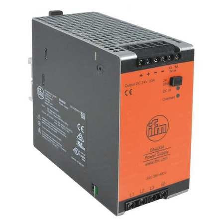 IFM DN4034 POWER SUPPLY,24V DC,20A,480W,3 PHASE